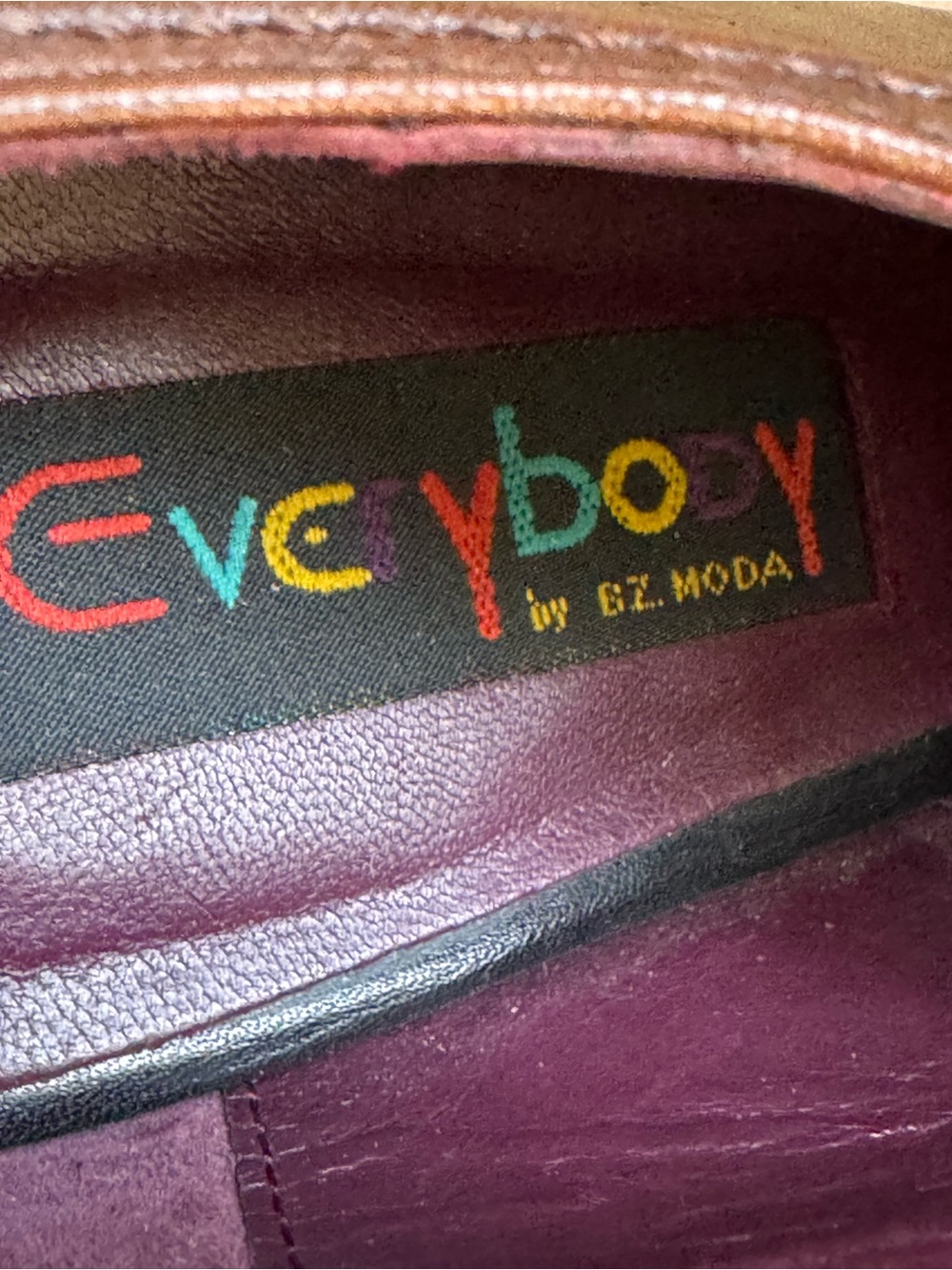 Vintage Everybody by BZ Moda Black Leather 3” Pumps w brown trim. Size EU39.5 - Picture 8 of 8